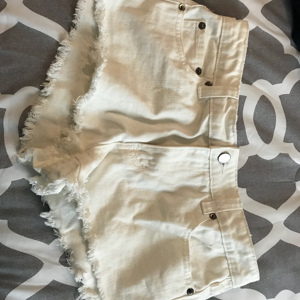 White shorts